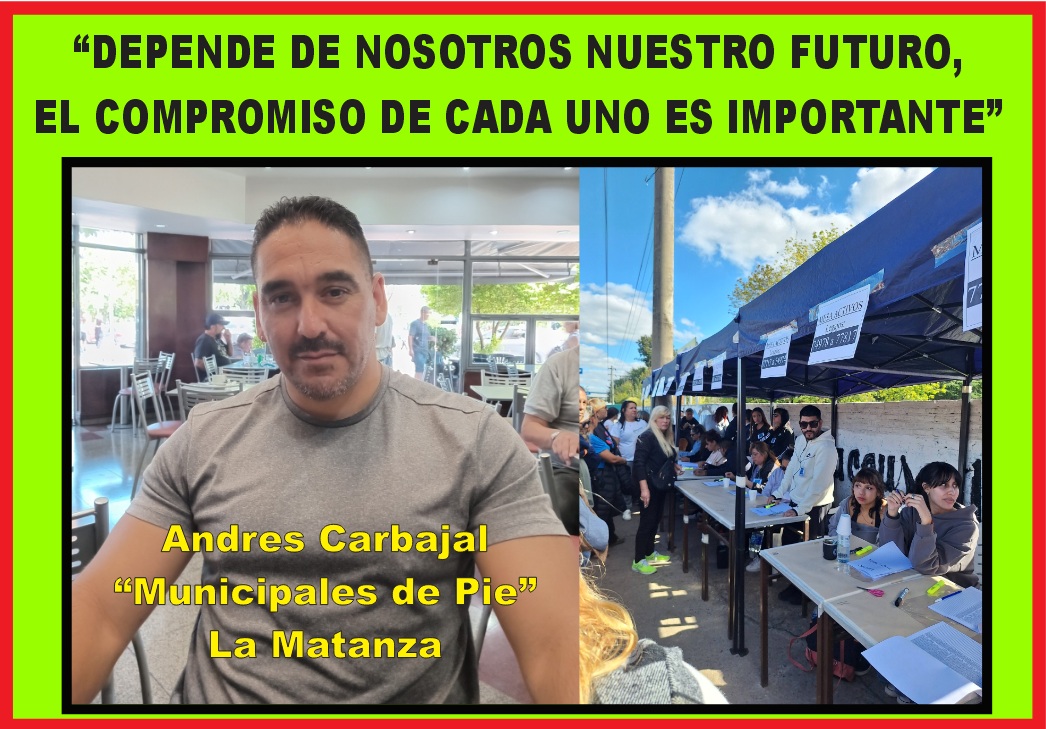 “DEPENDE DE NOSOTROS NUESTRO FUTURO, EL COMPROMISO DE CADA UNO ES IMPORTANTE”