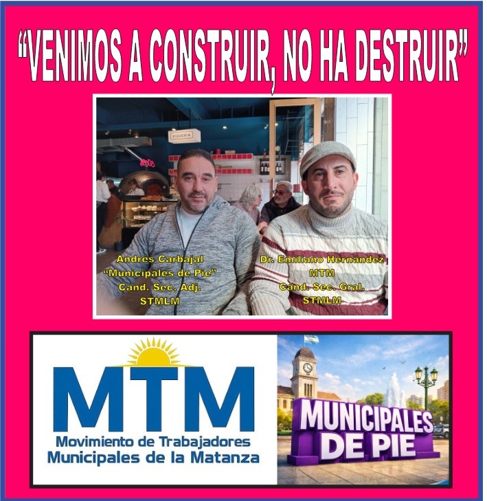“VENINOS A CONSTRUIR NO A DESTRUIR”
