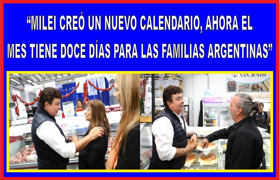 “MILEI CREÓ UN NUEVO CALENDARIO, AHORA EL MES TIENE DOCE DÍAS PARA LAS FAMILIAS ARGENTINAS”